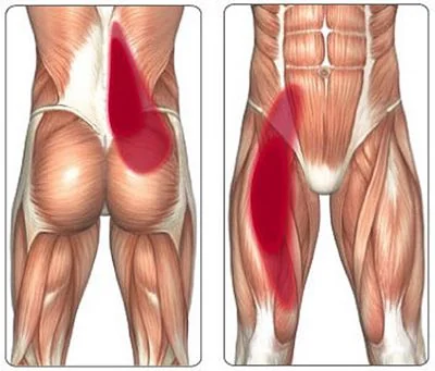 Front of hip stiffness (tight psoas)